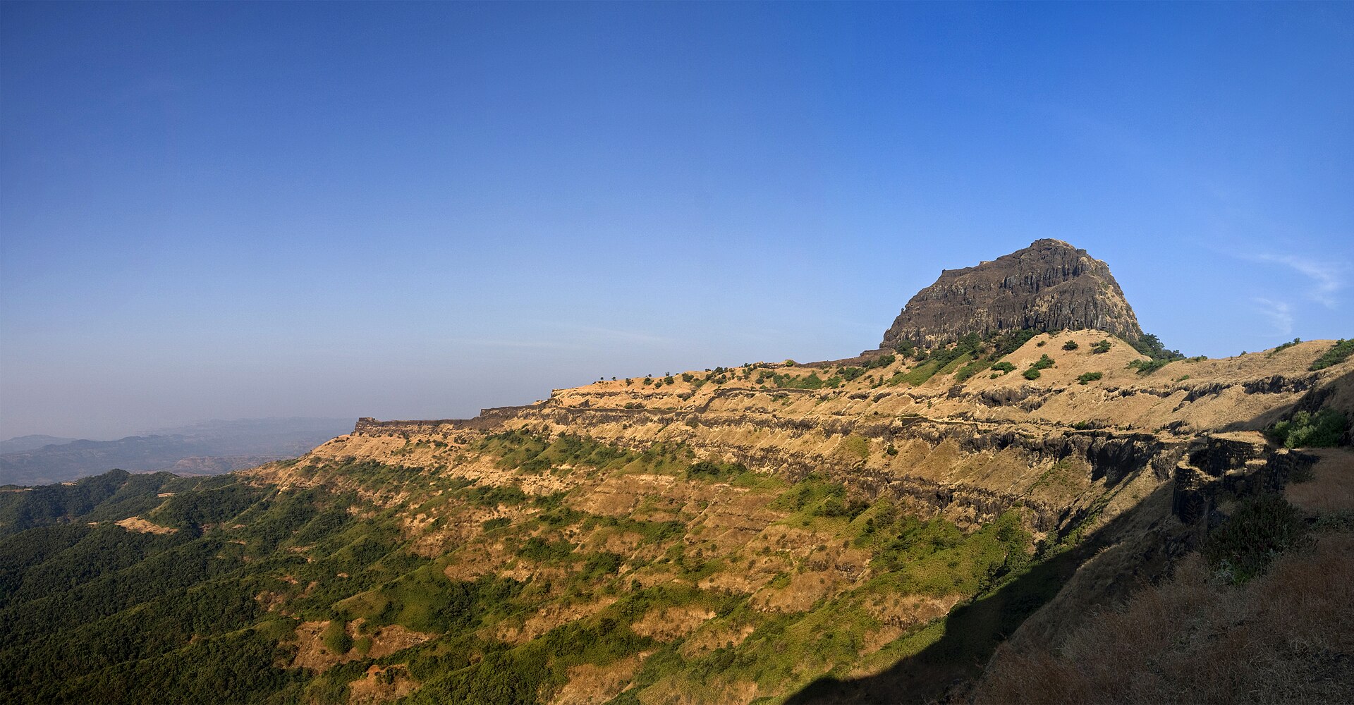 Table-top hills of the Sahyadri Western Ghats